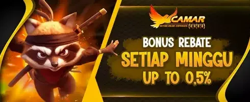 BONUS REBATE UP TO 0.5% SLOT GAME promotion banner