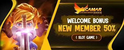Bonus Selamat Datang Member Baru 100% promotion banner