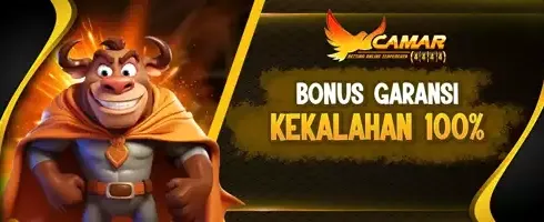BONUS GARANSI KEKALAHAN SALDO KEMBALI 100% promotion banner